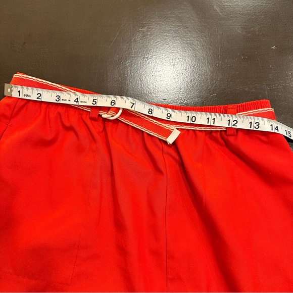 Vintage KORET Red A-line Skirt, Union Made in USA, Size 14 Womens, Elastic Waist - Picture 10 of 10